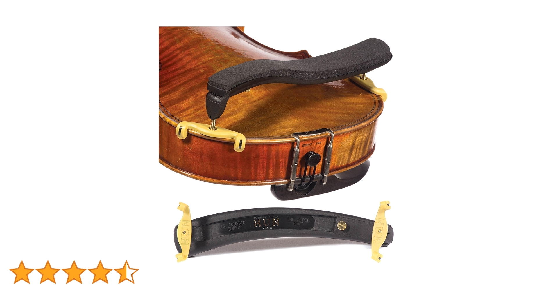 Amazon | KUN(クン) バイオリン肩当て Super(スーパー) 4/4 | 肩当て